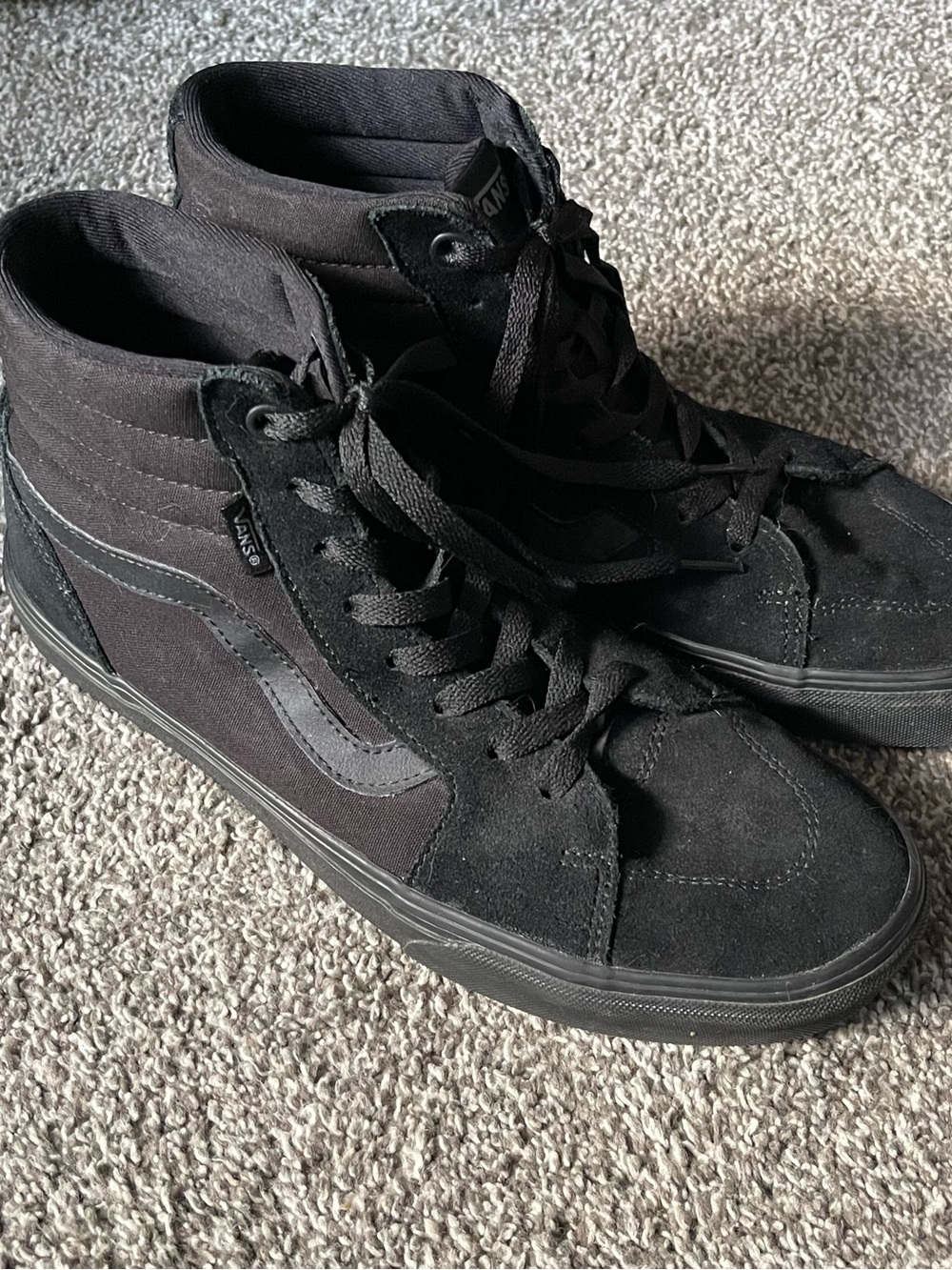 Vans Black High-Top Sk8-Hi Sneakers